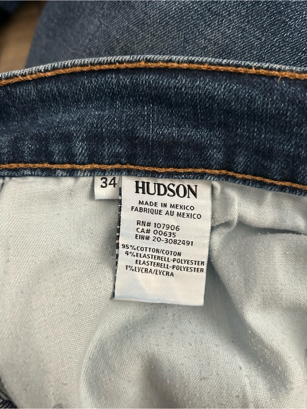Hudson Jeans Men’s Byron Straight Size 34 - Picture 6 of 7